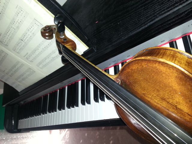 Violinunterricht, Onlinelesson on the violin, Onlineunterricht