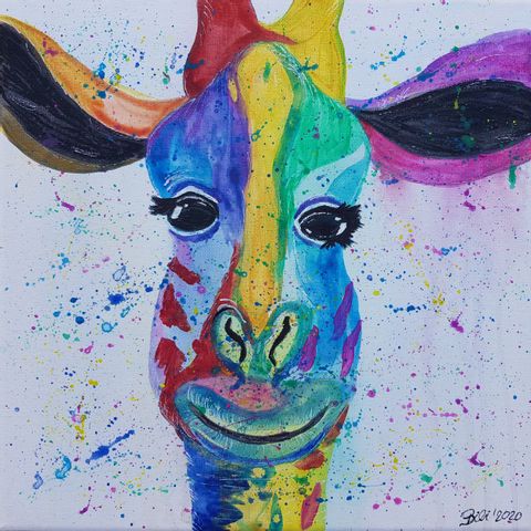Kids Workshop - Farbenfrohe Giraffe
