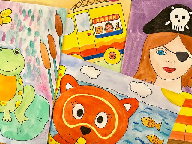 Sommerkurs Malzauber Live Online Malkurse für Kinder – Montag