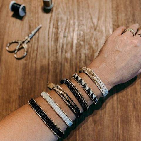 Perlenschmuck-Armband aus Miyuki Perlen selbst kreieren